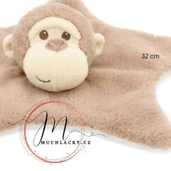 Keel Toys Usínáček Opička v hnědém kožíšku