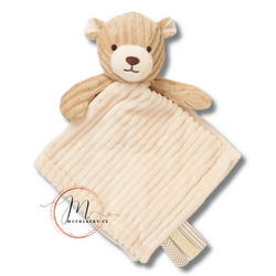 Snuggle Tots řádkovaný muchláček medvídek hnědý