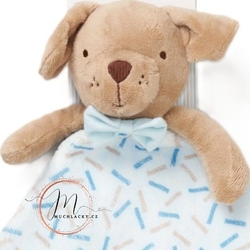 Snuggle Tots muchláček pejsek s modrou dečkou