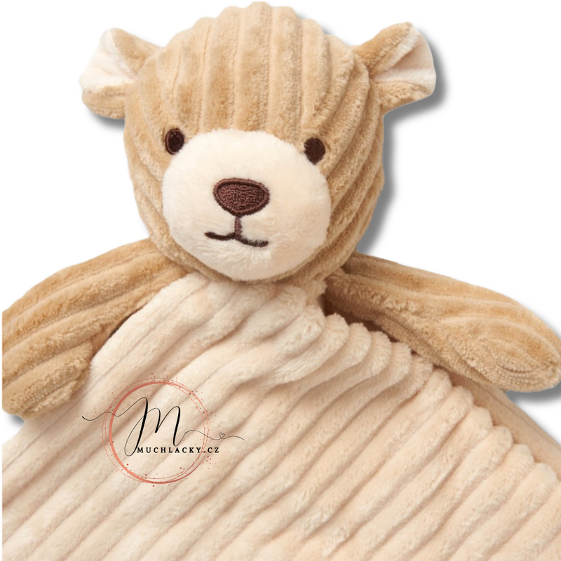 Snuggle Tots řádkovaný usínáček medvídek hnědý