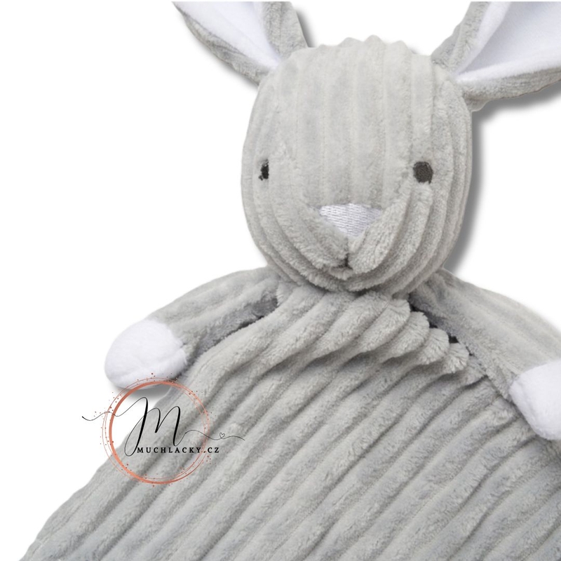 Snuggle Tots ušatý muchláček králíček šedý 