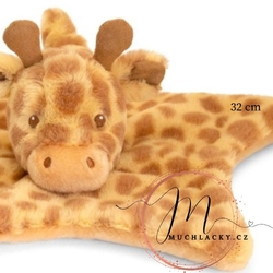 Keel Toys hračky pro miminko, muchláček usínáček žirafa chundelka